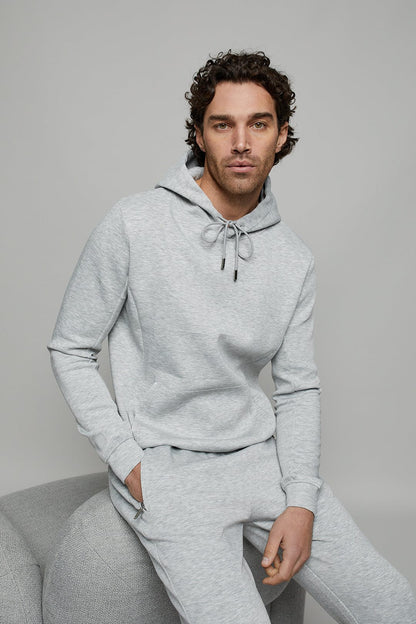 Luxe Hoodie - Grey Marl