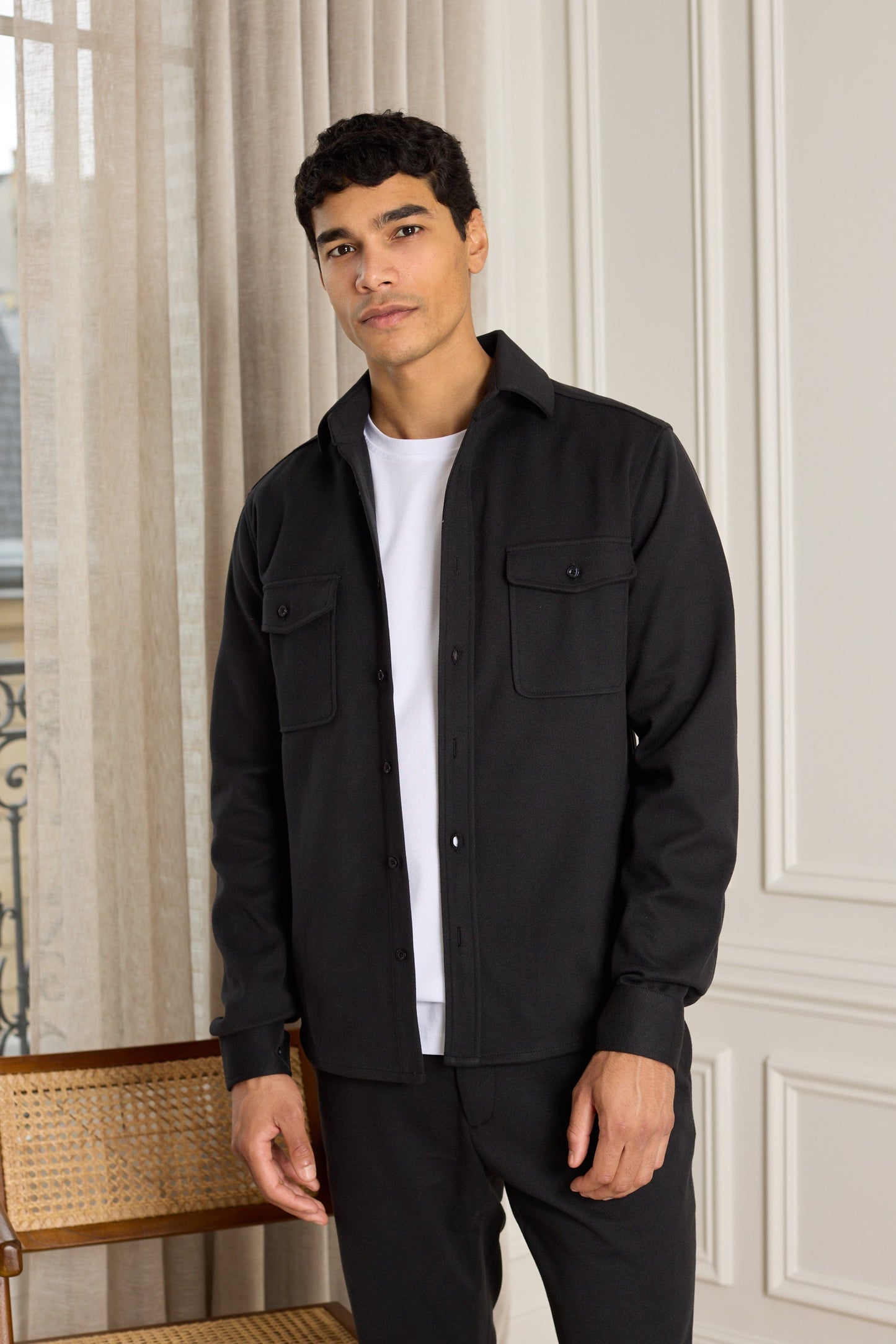 Elijah Overshirt - Black